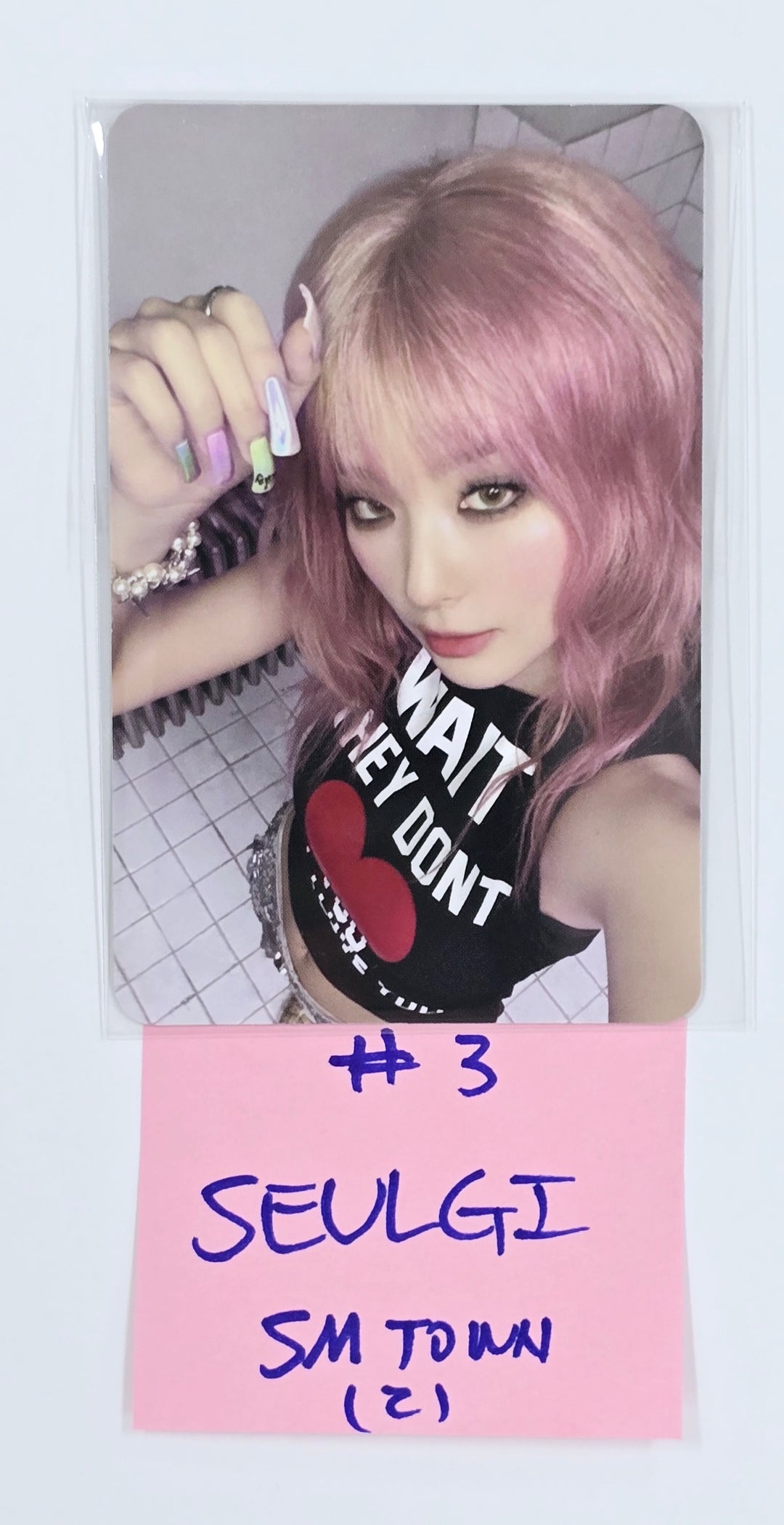 SEULGI (Of Red velvet) "Accidentally On Purpose" - SM Town Pre-Order Benefit Photocard [25.3.21]