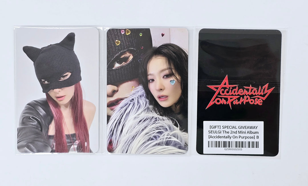 SEULGI (Of Red velvet) "Accidentally On Purpose" - SM Town Pre-Order Benefit Photocard [25.3.21]