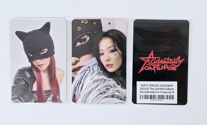 SEULGI (Of Red velvet) "Accidentally On Purpose" - SM Town Pre-Order Benefit Photocard [25.3.21]