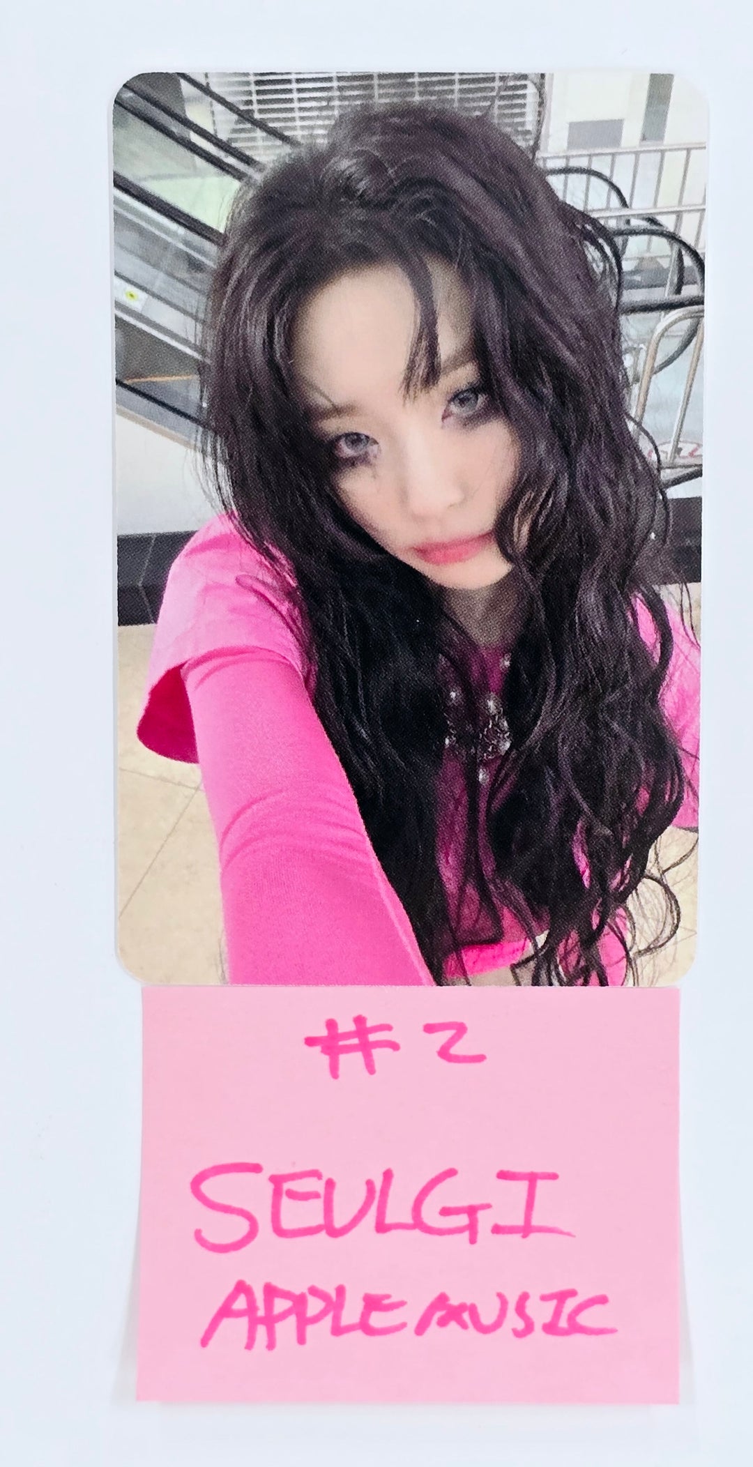 SEULGI (Of Red velvet) "Accidentally On Purpose" - Apple Music Pre-Order Benefit Photocard [25.3.21]