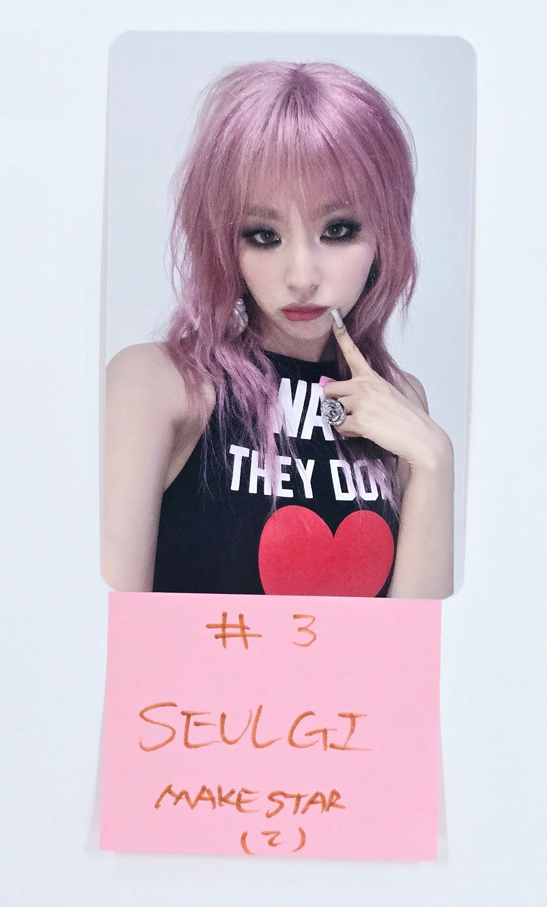 SEULGI (Of Red velvet) "Accidentally On Purpose" - Makestar Pre-Order Benefit Photocard [25.3.21]