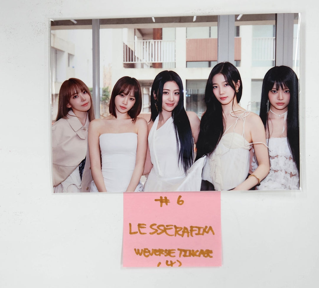 Le Sserafim "Hot" - Weverse Shop Pre-Order Benefit Photocard, 4 x 6 Photo [Tincase Ver.] [25.3.21]