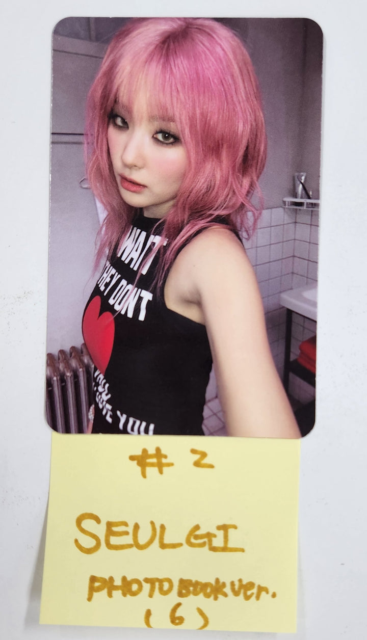 SEULGI (Of Red velvet) "Accidentally On Purpose" - Official Photocard [Photobook, Mini Photobook, Sticker Ver.] [25.3.21]