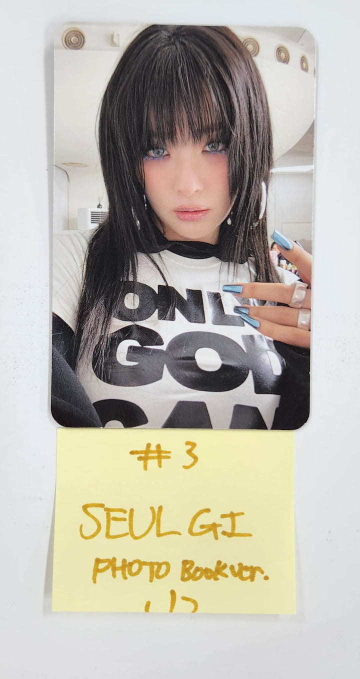 SEULGI (Of Red velvet) "Accidentally On Purpose" - Official Photocard [Photobook, Mini Photobook, Sticker Ver.] [25.3.21]