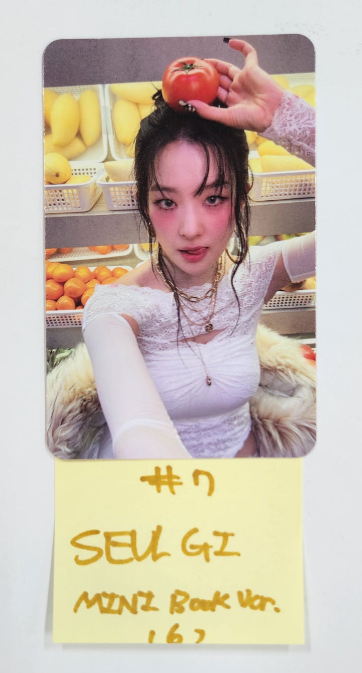 SEULGI (Of Red velvet) "Accidentally On Purpose" - Official Photocard [Photobook, Mini Photobook, Sticker Ver.] [25.3.21]
