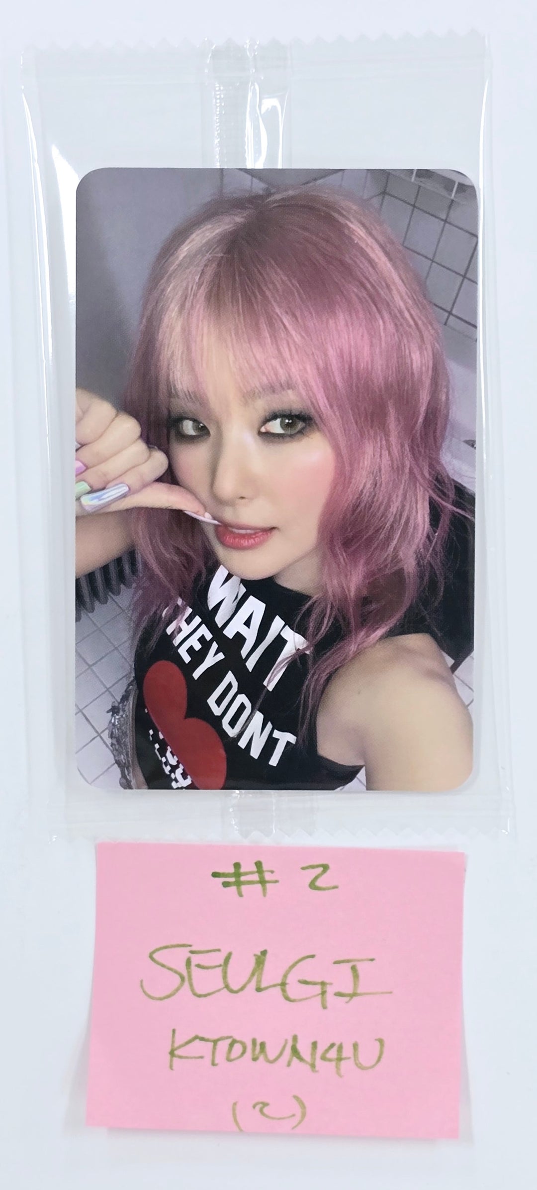 SEULGI (Of Red velvet) "Accidentally On Purpose" - Ktown4U Pre-Order Benefit Photocard [25.3.21]