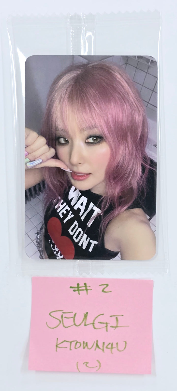 SEULGI (Of Red velvet) "Accidentally On Purpose" - Ktown4U Pre-Order Benefit Photocard [25.3.21]