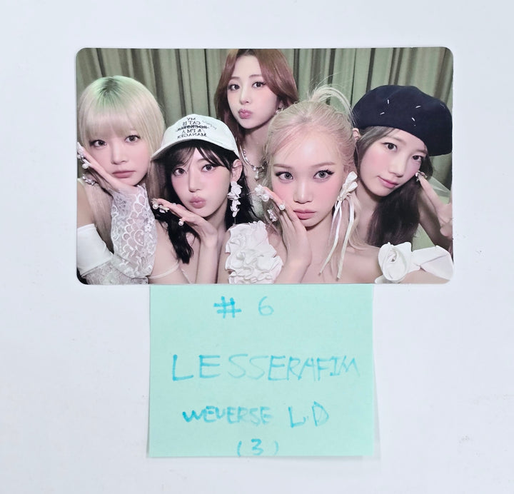 Le Sserafim "Hot" - Weverse Shop Lucky Draw Event Photocard [25.3.24]