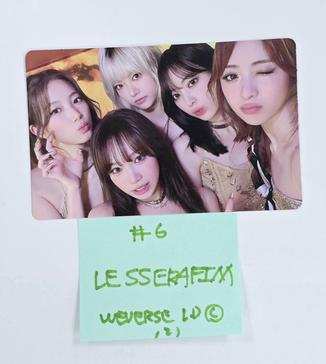 Le Sserafim "Hot" - Weverse Shop Lucky Draw Event Photocard [Compact Ver.] [25.3.24]
