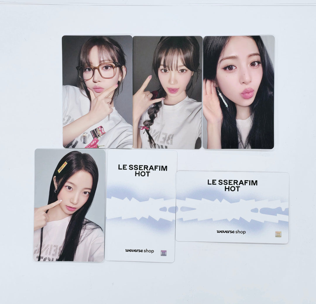 Le Sserafim "Hot" - Weverse Shop Lucky Draw Event Photocard [Compact Ver.] [25.3.24]