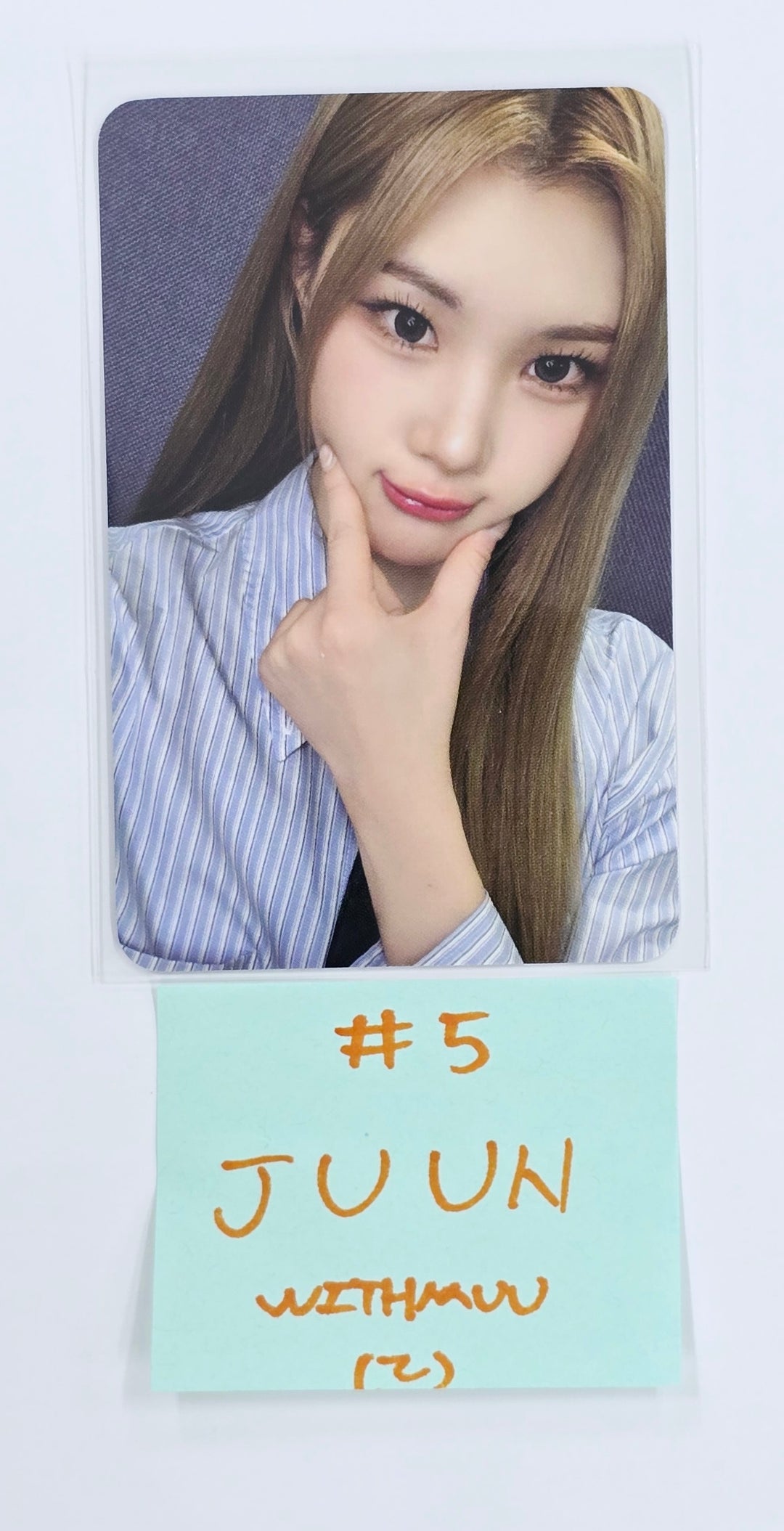 Hearts2Hearts "The Chase" - Withmuu Fansign Event Photocard [25.3.24]