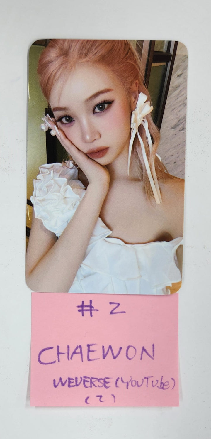 Le Sserafim "Hot" - Weverse Shop (YouTube) Gift Photocard [Compact Ver.] [25.3.25]