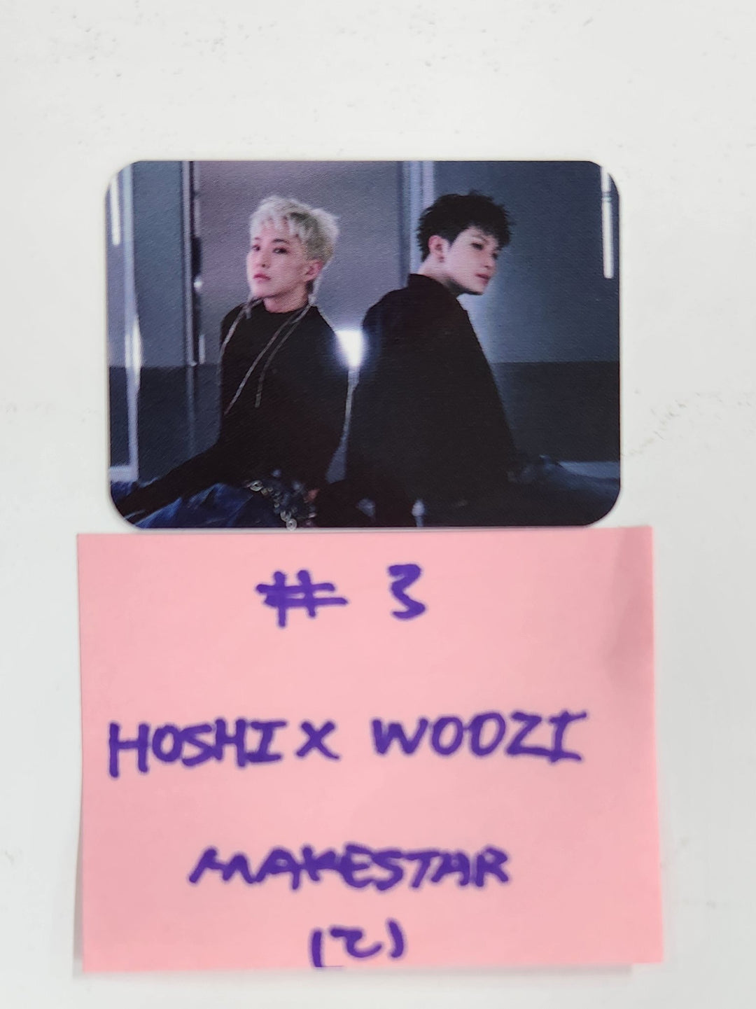 Hoshi x Woozi (Of SEVENTEEN) "BEAM" - Makestar Pre-Order Benefit Hologram Photocard [25.3.25]