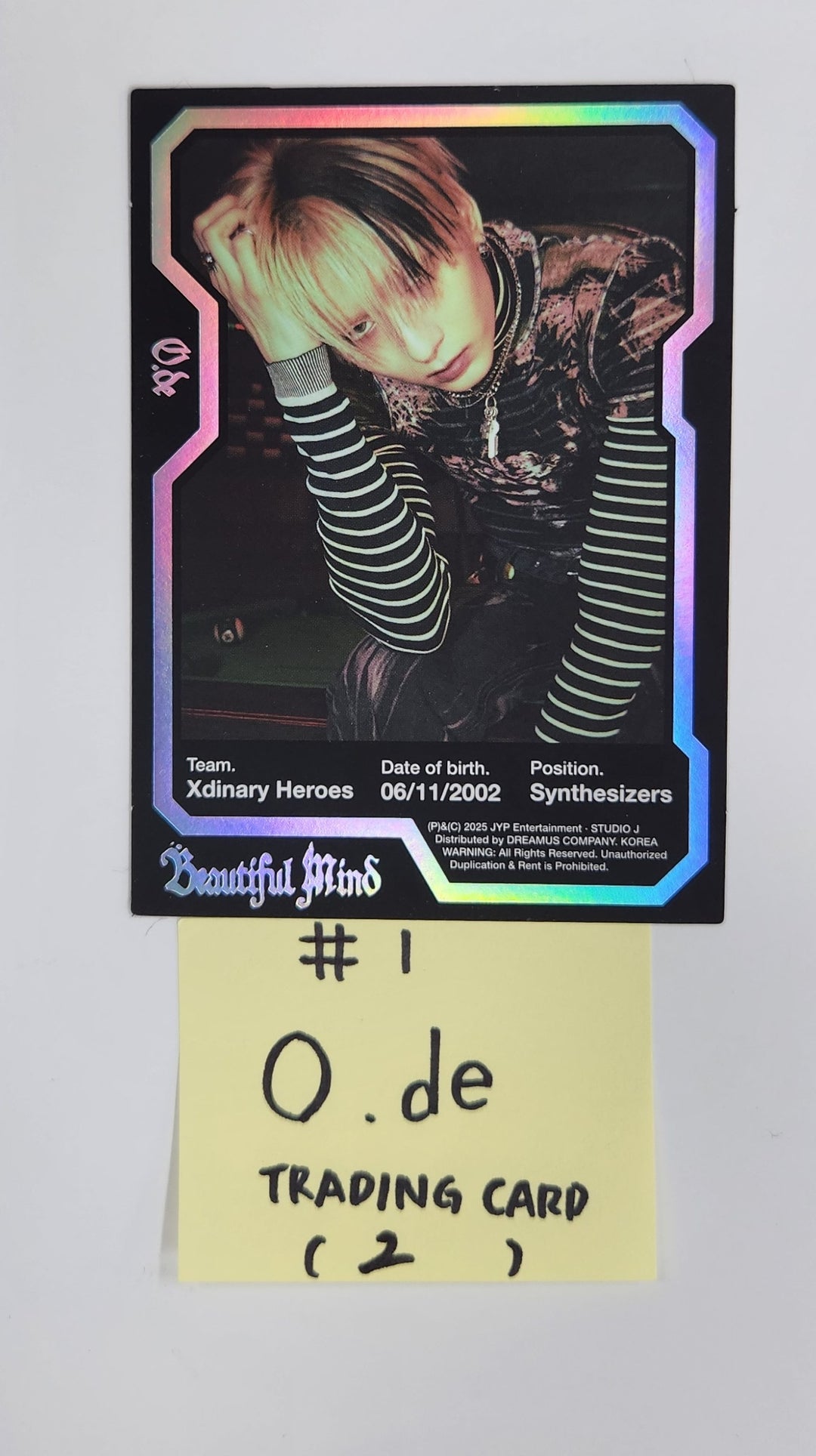 Xdinary Heroes "Beautiful Mind" - Official Photocard (2) [25.3.25]