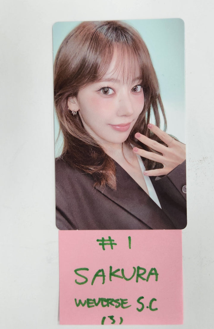 Le Sserafim "Hot" - Weverse Shop Studio Choom Event Photocard [25.3.25] - Must Read !