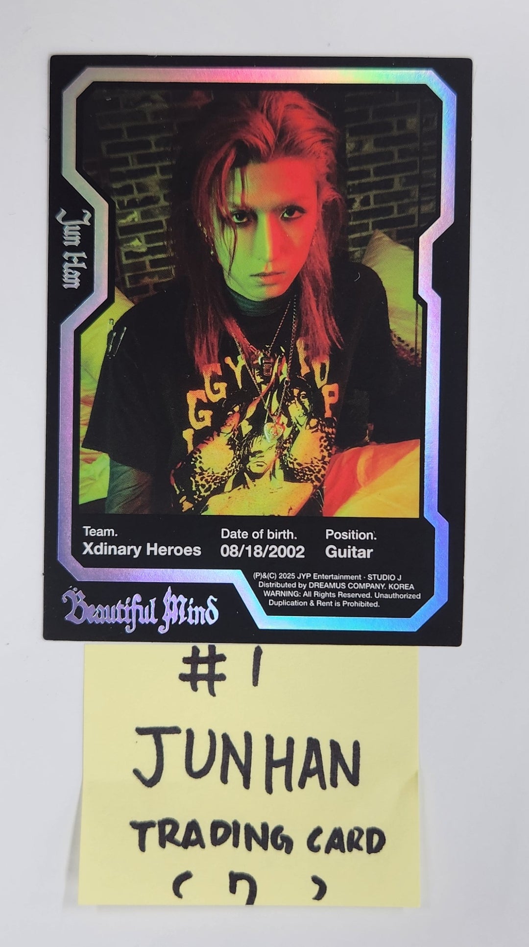 Xdinary Heroes "Beautiful Mind" - Official Photocard (2) [25.3.25]