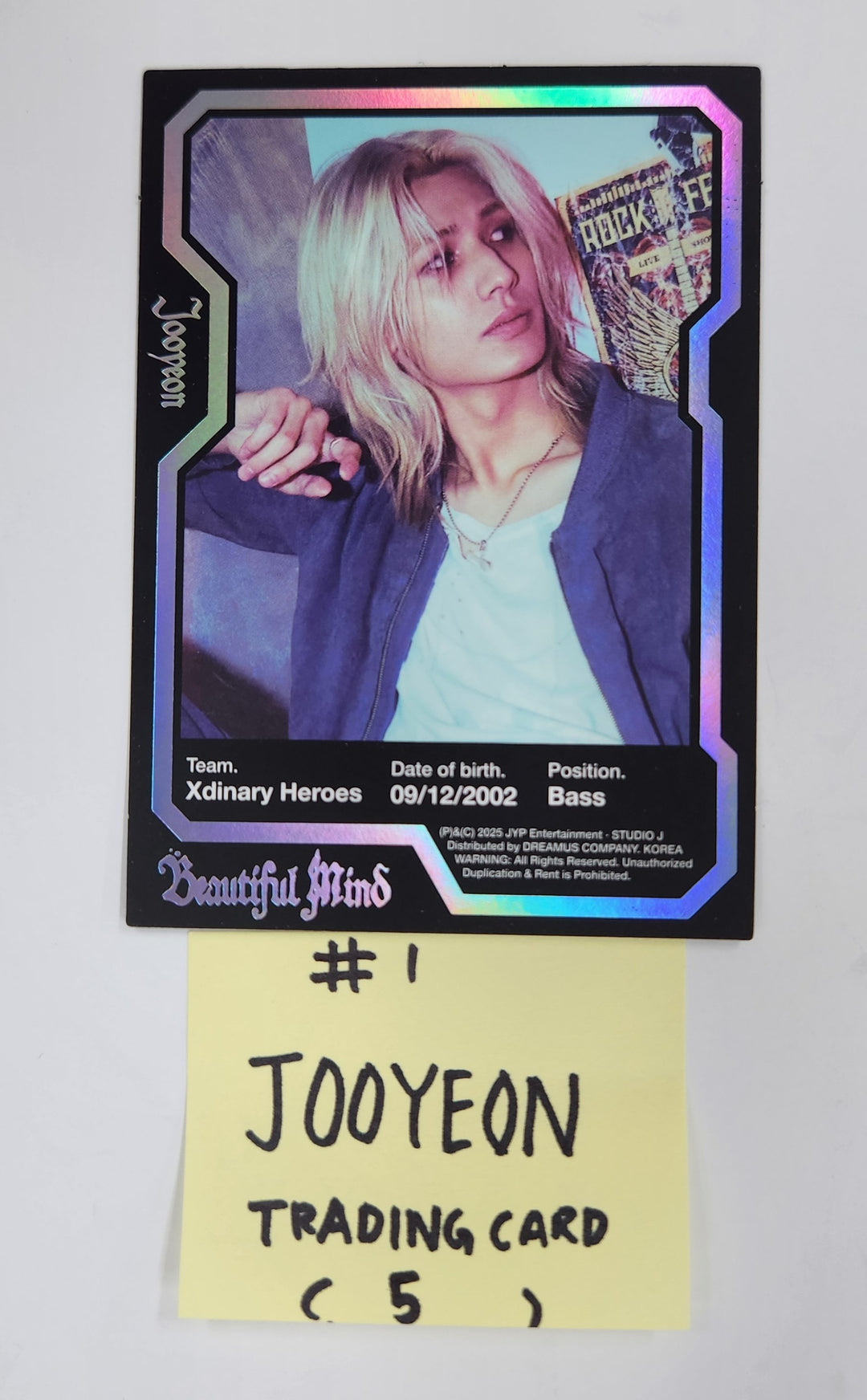 Xdinary Heroes "Beautiful Mind" - Official Photocard (2) [25.3.25]