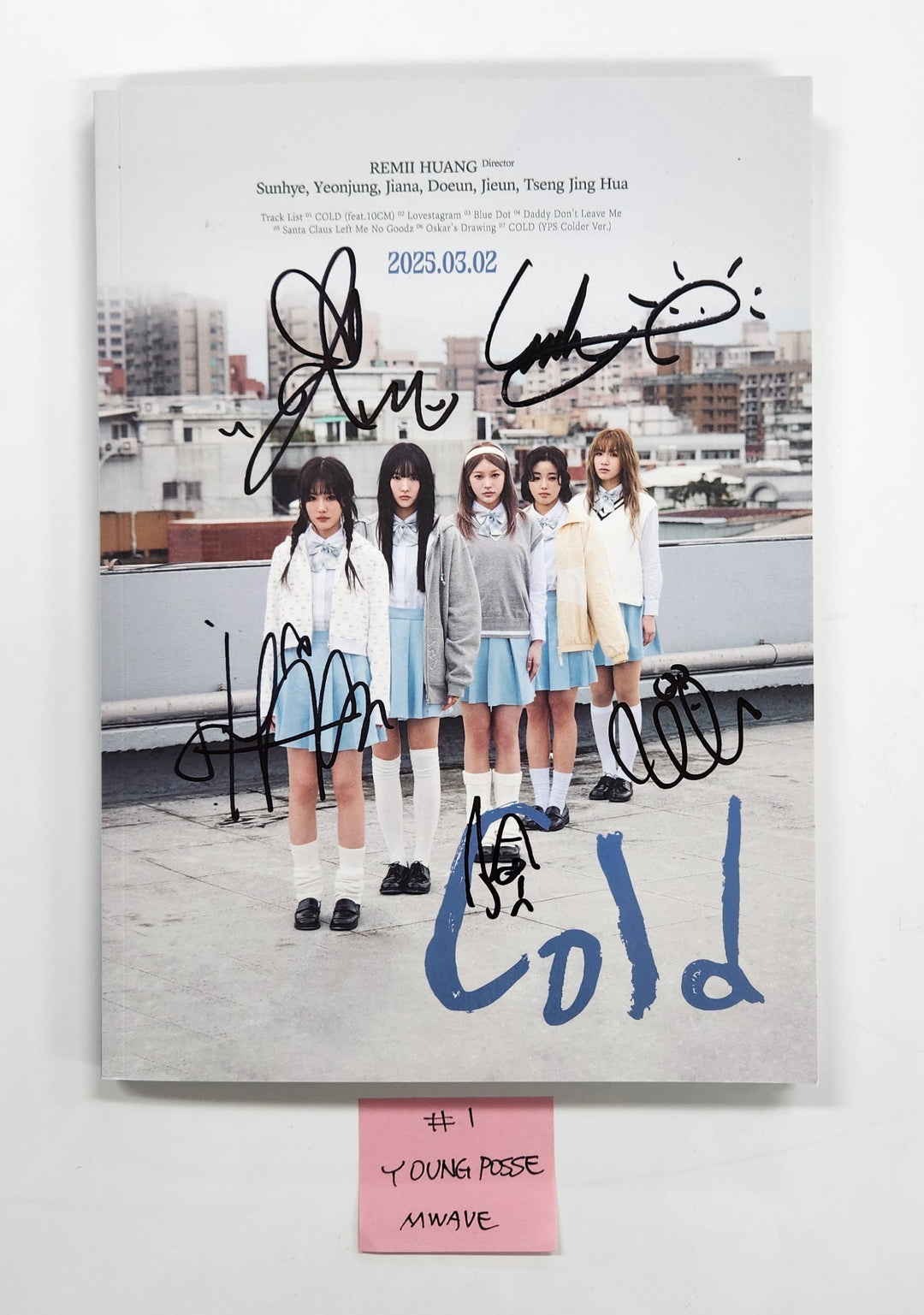YOUNG POSSE "Cold" - Hand Autographed(Signed) Album [25.3.25]