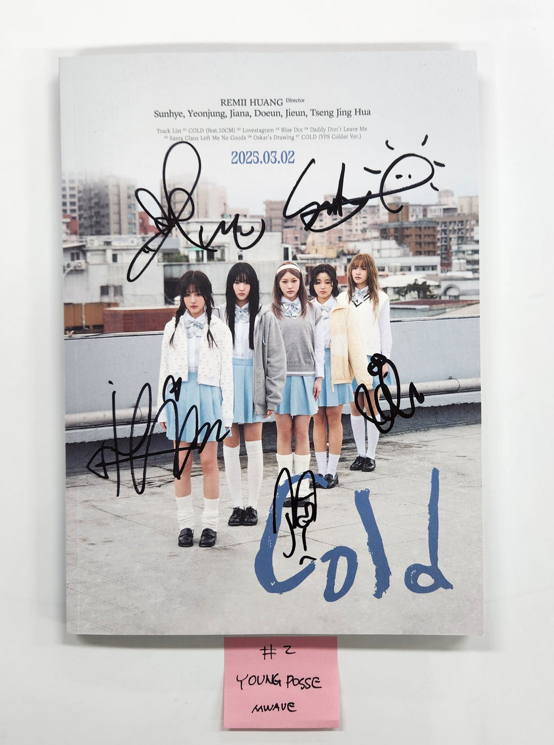 YOUNG POSSE "Cold" - Hand Autographed(Signed) Album [25.3.25]