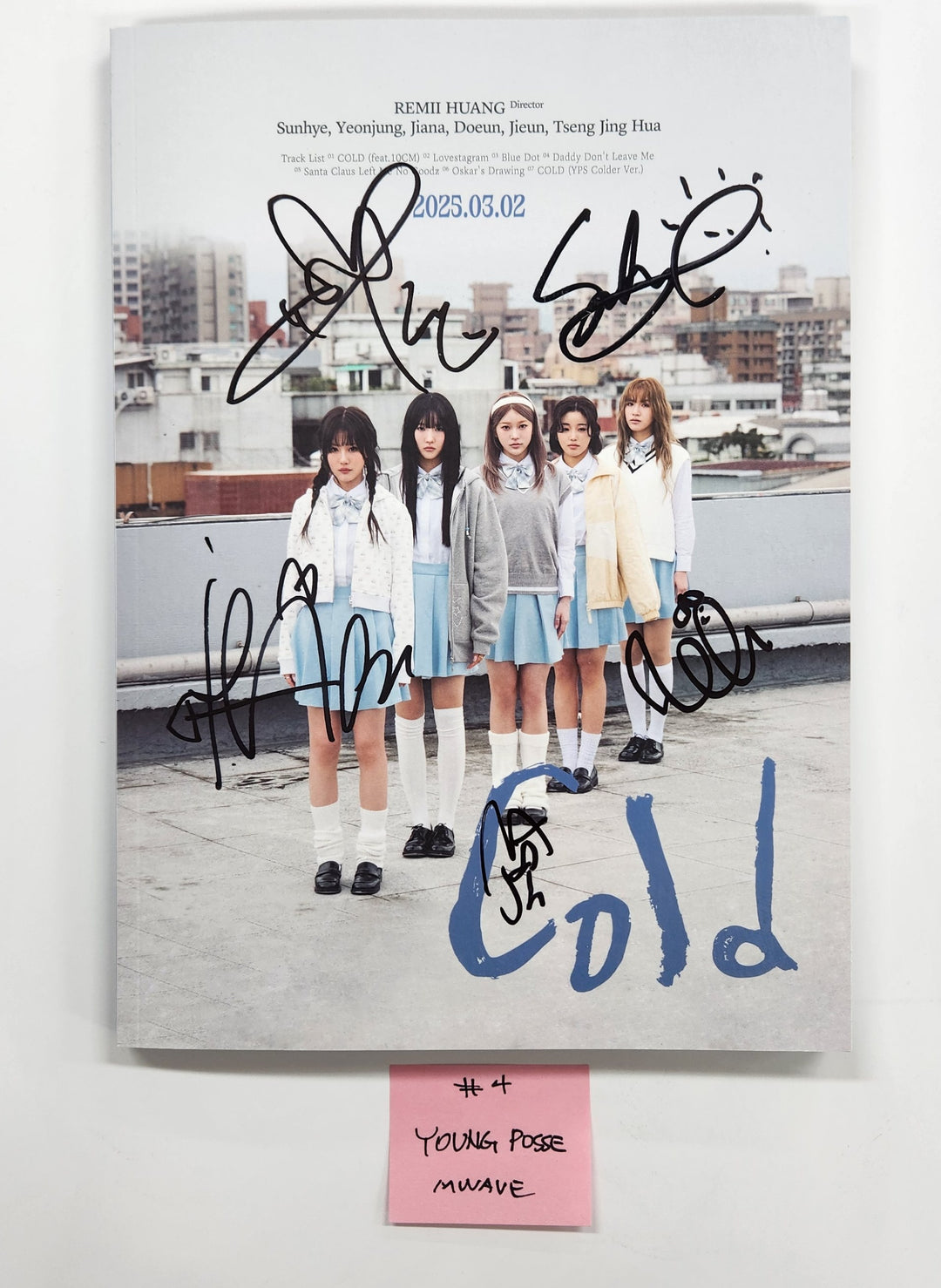 YOUNG POSSE "Cold" - Hand Autographed(Signed) Album [25.3.25]