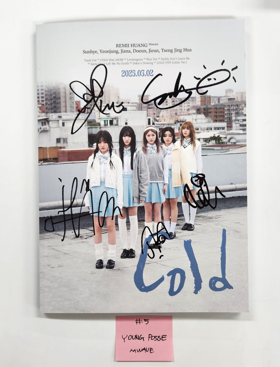 YOUNG POSSE "Cold" - Hand Autographed(Signed) Album [25.3.25]