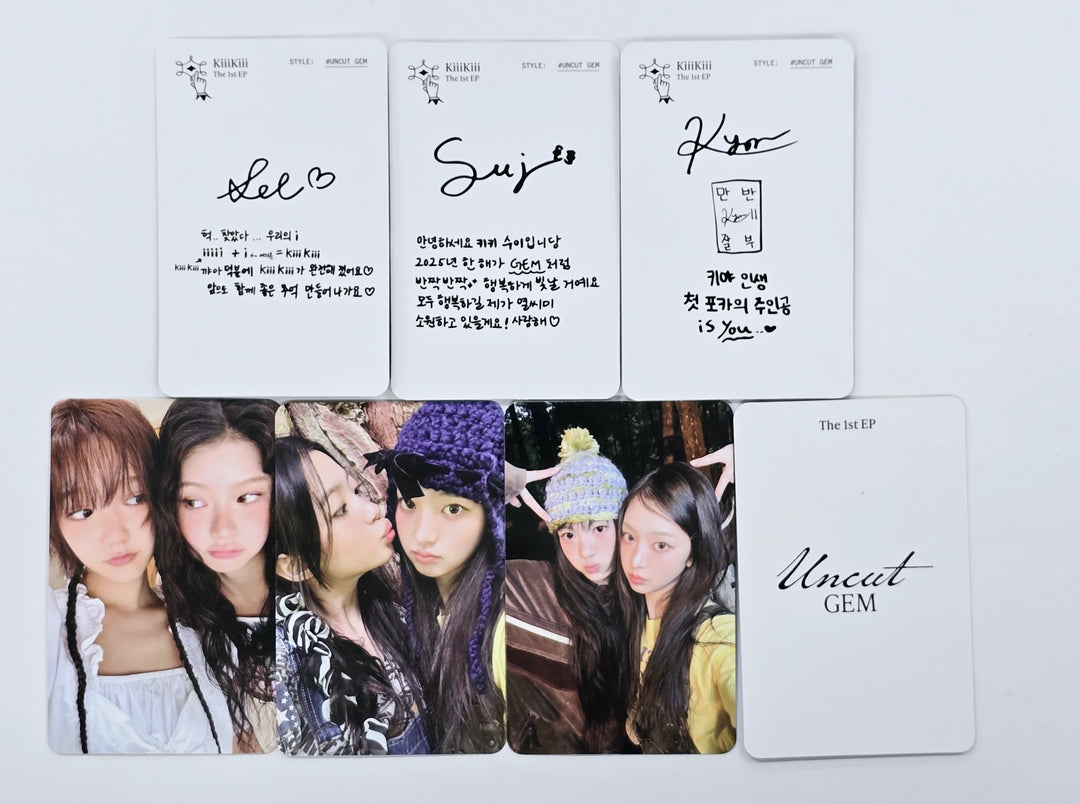 KiiiKiii "UNCUT GEM" - Official Photocard [GEM Ver.] [25.3.26]