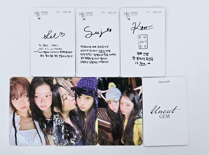 KiiiKiii "UNCUT GEM" - Official Photocard [GEM Ver.] [25.3.26]
