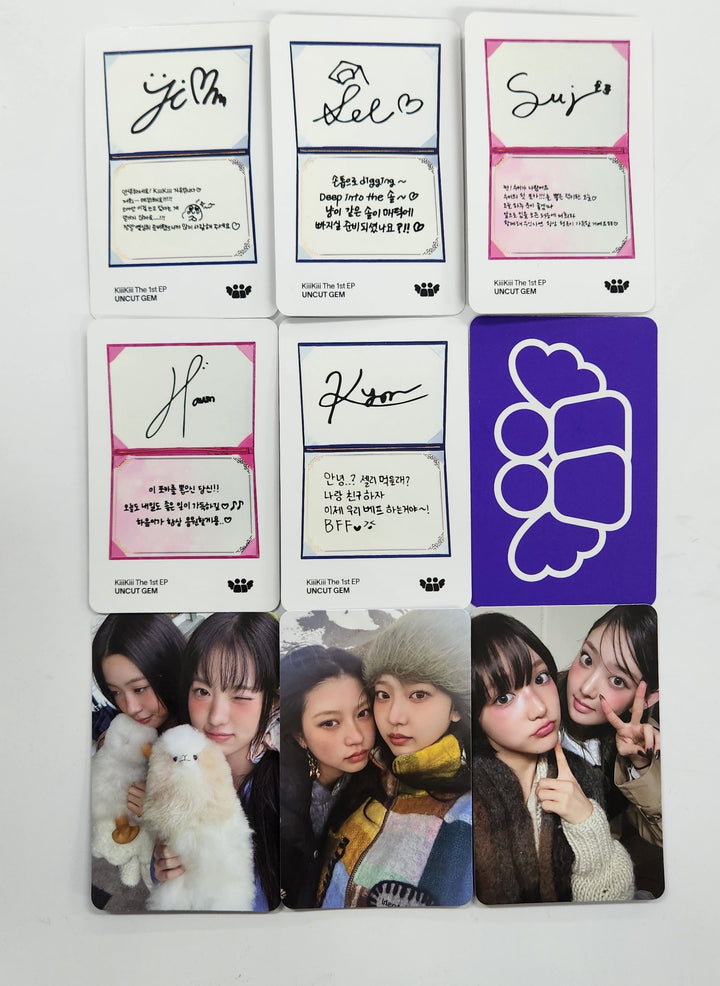 KiiiKiii "UNCUT GEM" - Official Photocard [GROUNDWORK Ver.] [25.3.26]