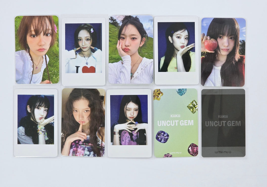 KiiiKiii "UNCUT GEM" - Withmuu Lucky Draw Event Photocard [25.3.26]