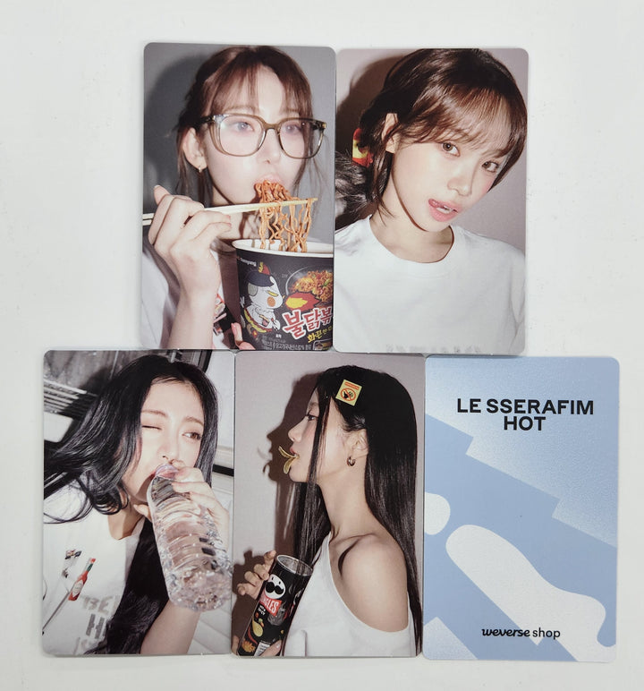 Le Sserafim "Hot" - Weverse Shop Pre-Order Benefit Photocard [Weverse Album Ver.] [25.3.27]