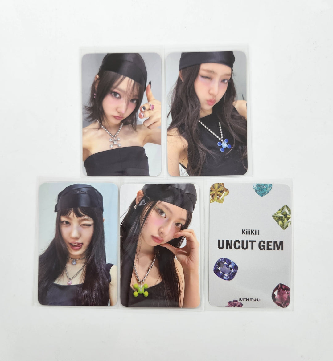 KiiiKiii "UNCUT GEM" - Withmuu Pre-Order Benefit Photocard [DIGGING Ver.] [25.3.27]