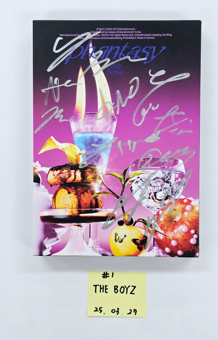 The Boyz "MAVERICK" &amp; "PHANTASY Pt.2 Sixth Sense", TNX "For Real?", Dragon Pony "Not Out" - Hand Autographed(Signed) Promo Album [25.3.27]
