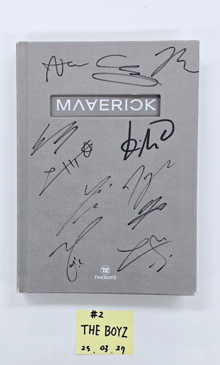 The Boyz "MAVERICK" &amp; "PHANTASY Pt.2 Sixth Sense", TNX "For Real?", Dragon Pony "Not Out" - Hand Autographed(Signed) Promo Album [25.3.27]