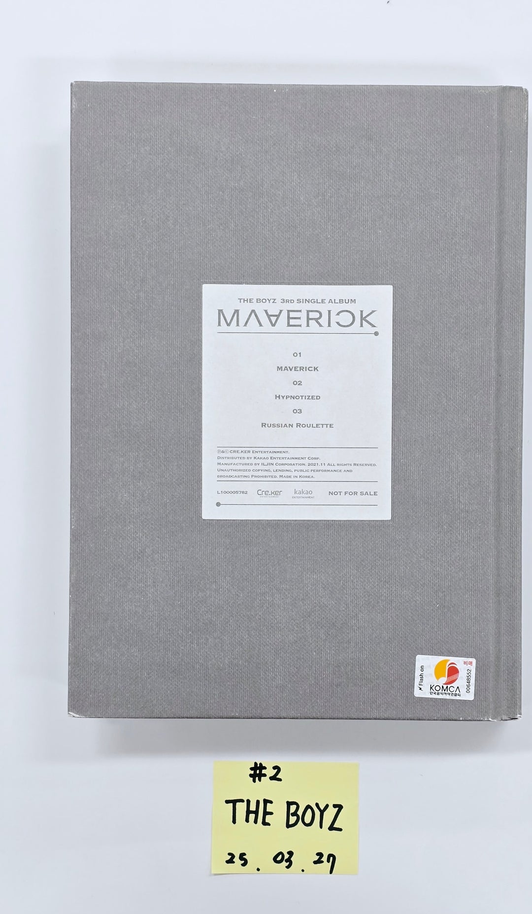 The Boyz "MAVERICK" &amp; "PHANTASY Pt.2 Sixth Sense", TNX "For Real?", Dragon Pony "Not Out" - Hand Autographed(Signed) Promo Album [25.3.27]