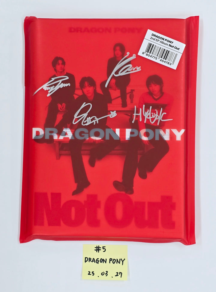 The Boyz "MAVERICK" &amp; "PHANTASY Pt.2 Sixth Sense", TNX "For Real?", Dragon Pony "Not Out" - Hand Autographed(Signed) Promo Album [25.3.27]
