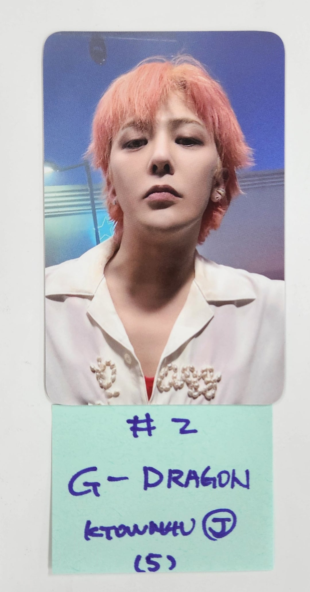 G-Dragon "Übermensch" - Ktown4U Pre-Order Benefit Photocard [Jewel Ver.] [25.3.27]