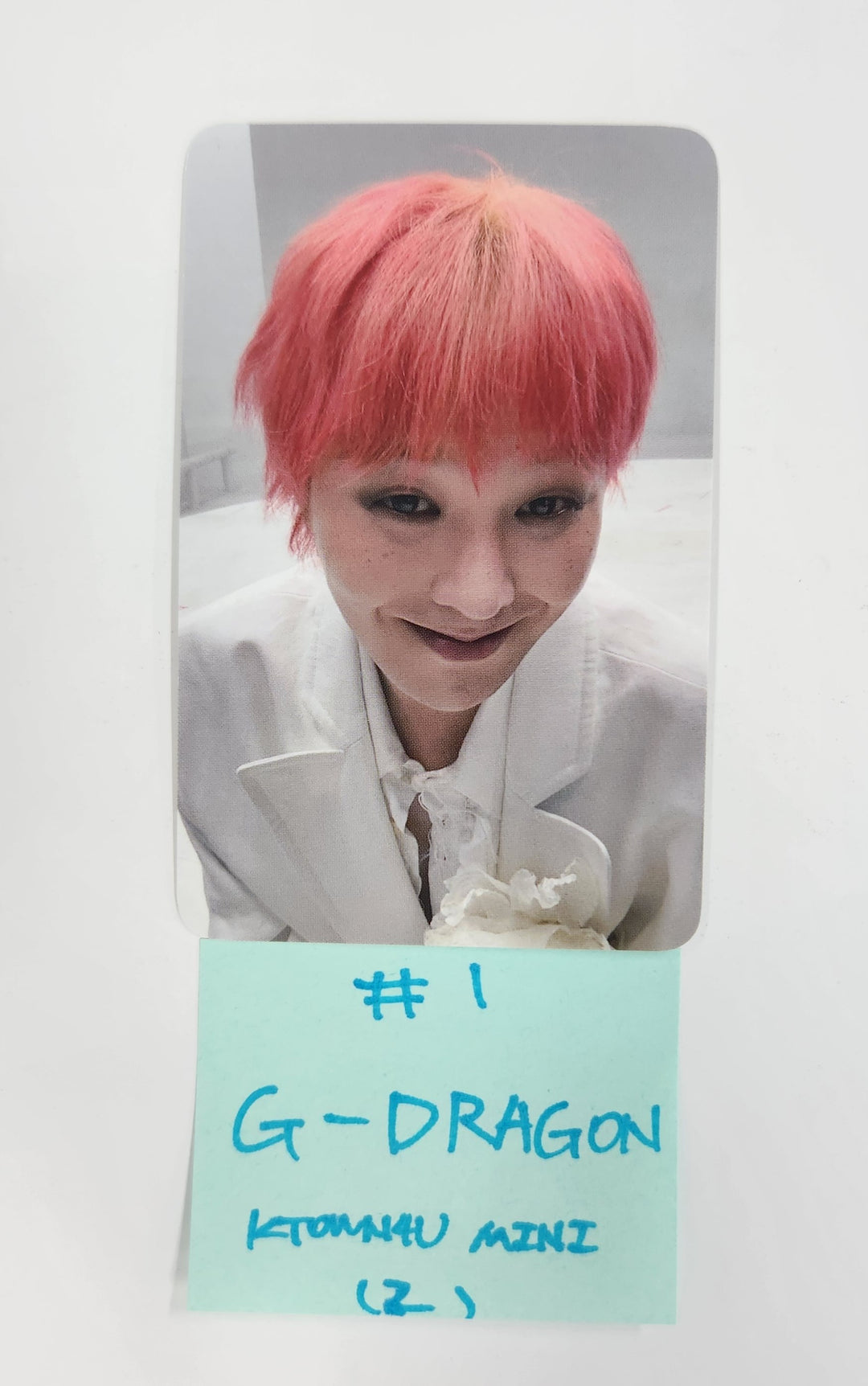 G-Dragon "Übermensch" - Ktown4U Pre-Order Benefit Photocard [Mini Jewel Ver.] [25.3.27]