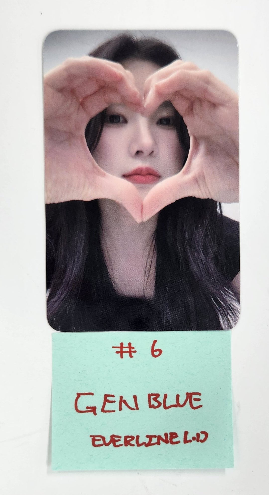 GENBLUE "ACT LIKE THAT" - Everline Lucky Draw Event Photocard [25.3.27]