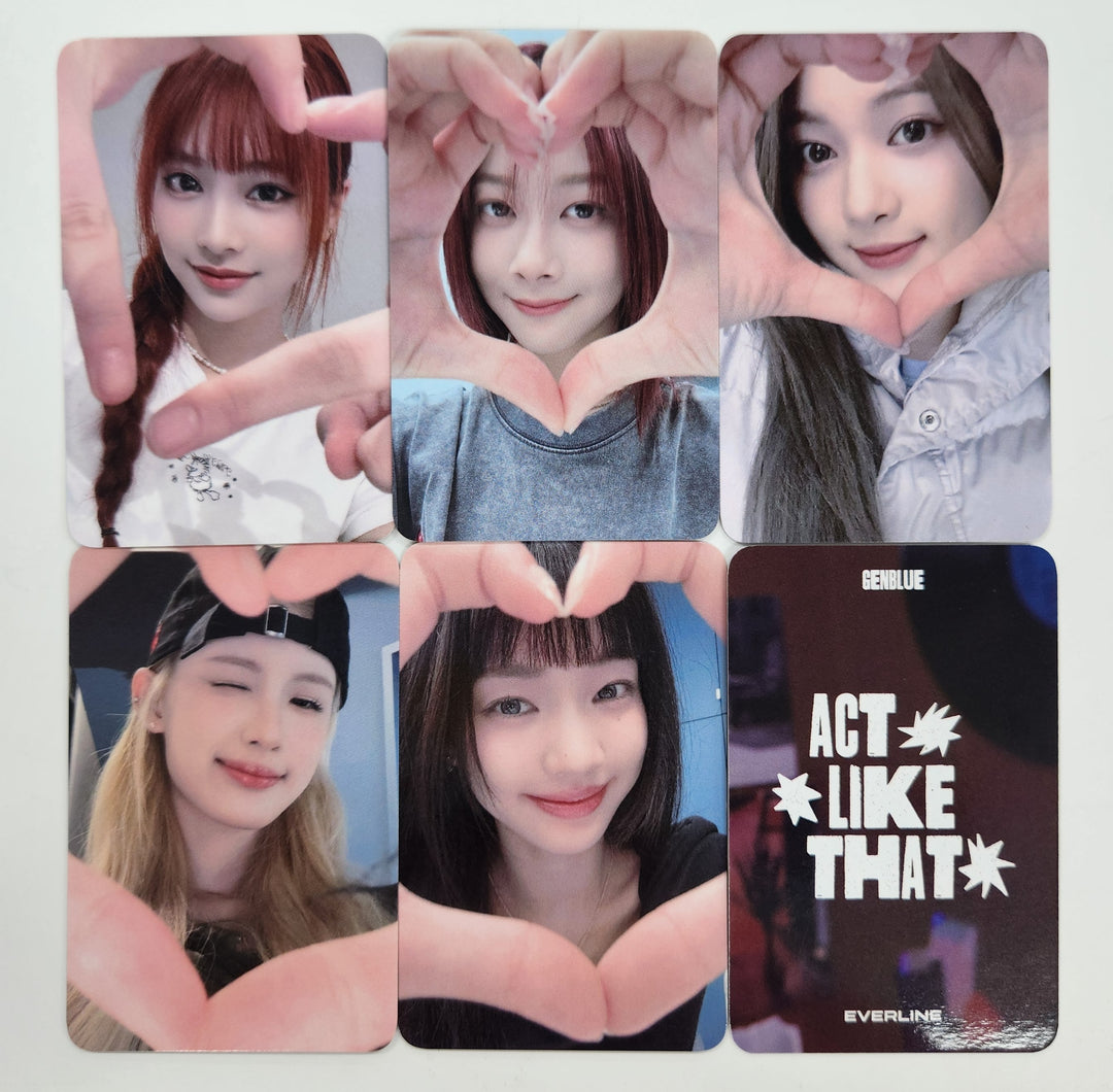 GENBLUE "ACT LIKE THAT" - Everline Lucky Draw Event Photocard [25.3.27]