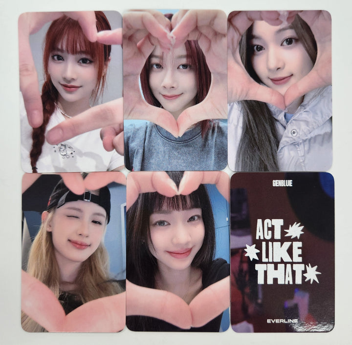 GENBLUE "ACT LIKE THAT" - Everline Lucky Draw Event Photocard [25.3.27]