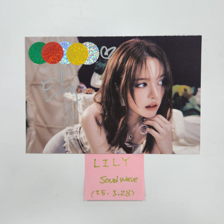 NMIXX "Fe3O4: FORWARD" - Hand Autograhped(Signed) Postcard [25.3.28]