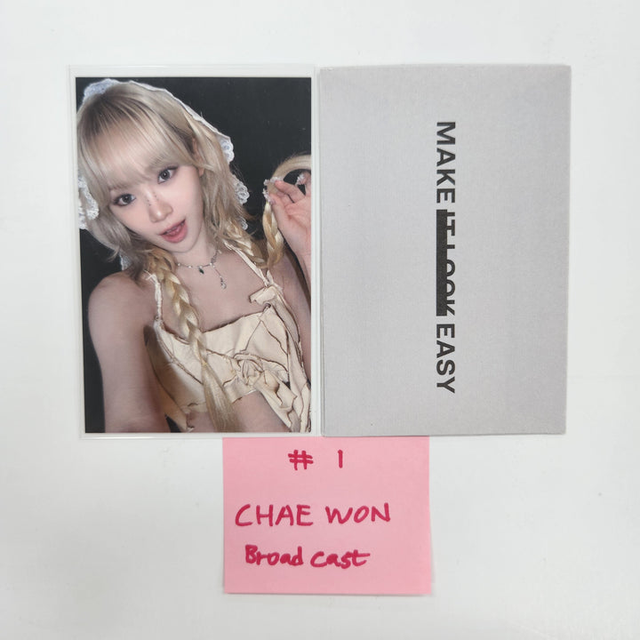 Chaewon (Of Le Sserafim) - Broadcast Photocard [25.3.28]