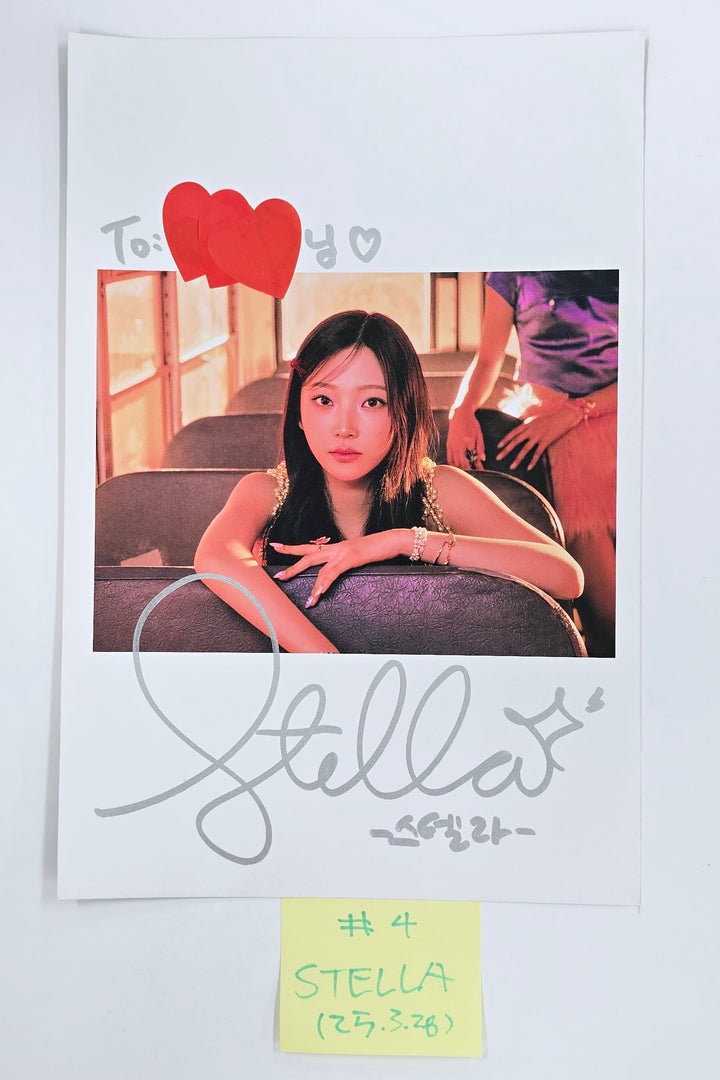 Hearts2Hearts "The Chase" - A Cut Page From Fansign Event Album [25.3.28]
