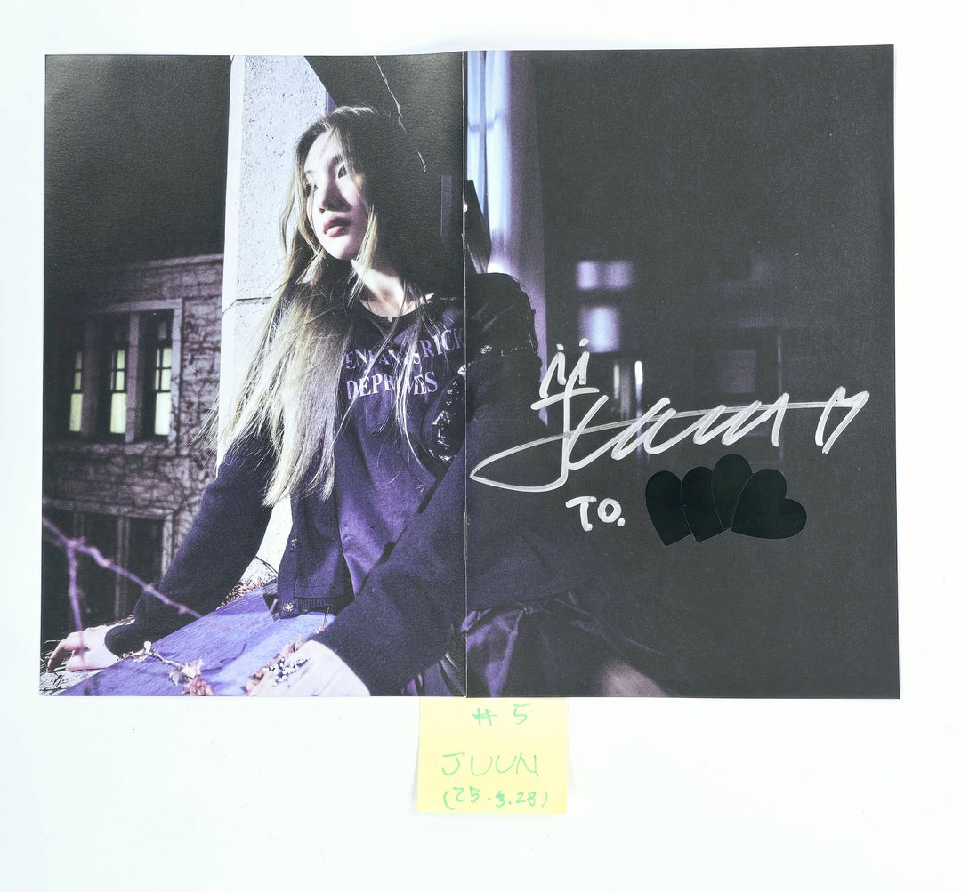 Hearts2Hearts "The Chase" - A Cut Page From Fansign Event Album [25.3.28]