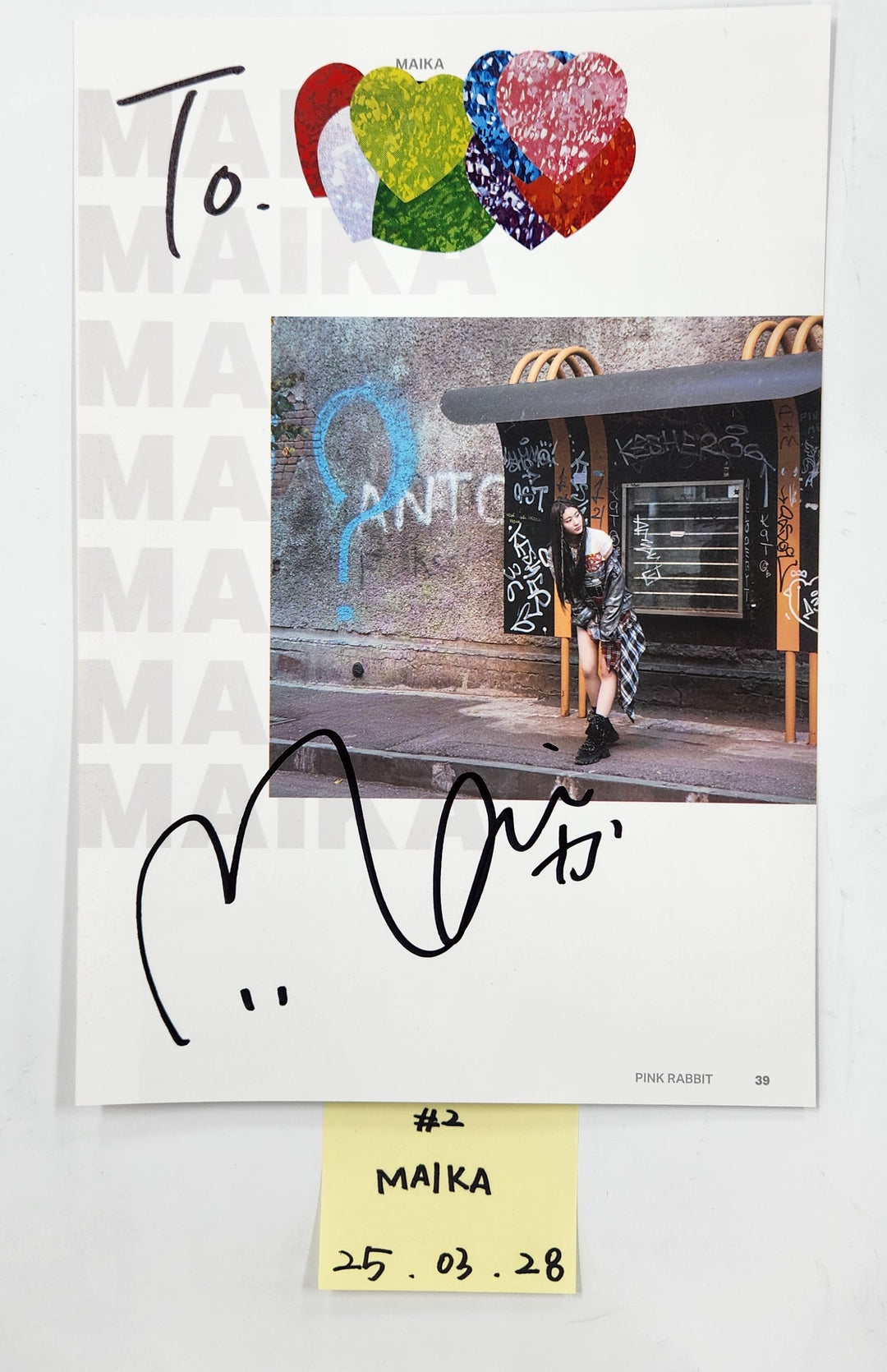 ODD YOUTH "Best Friendz" - A Cut Page From Fansign Event Album [25.3.28]
