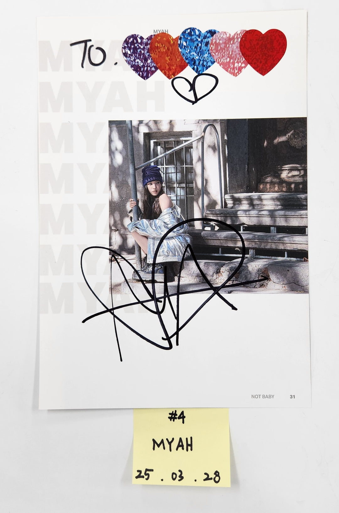 ODD YOUTH "Best Friendz" - A Cut Page From Fansign Event Album [25.3.28]
