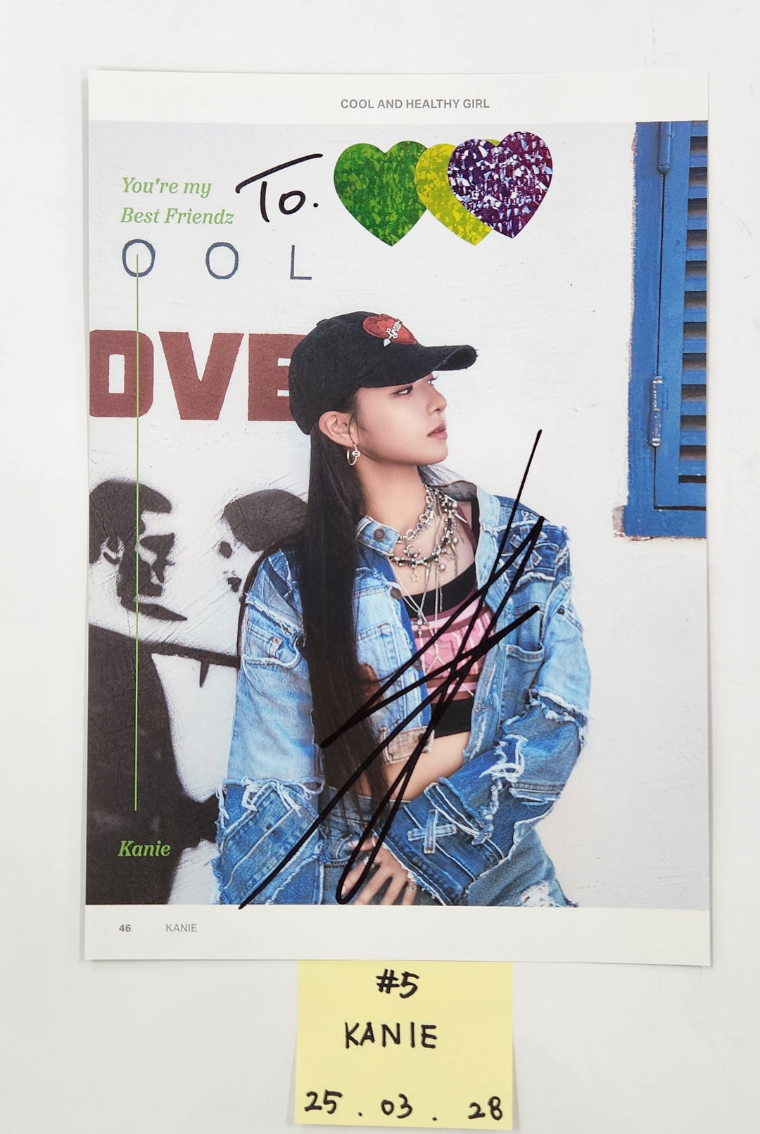 ODD YOUTH "Best Friendz" - A Cut Page From Fansign Event Album [25.3.28]