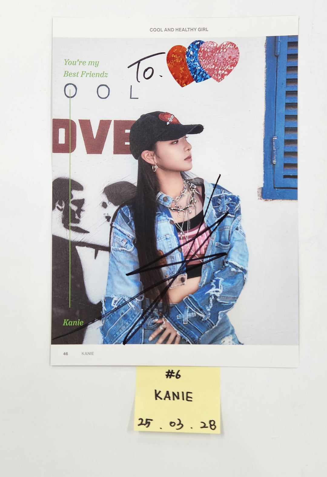 ODD YOUTH "Best Friendz" - A Cut Page From Fansign Event Album [25.3.28]