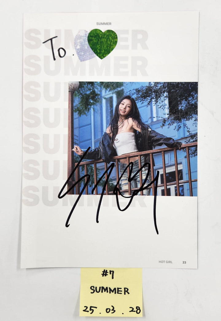 ODD YOUTH "Best Friendz" - A Cut Page From Fansign Event Album [25.3.28]