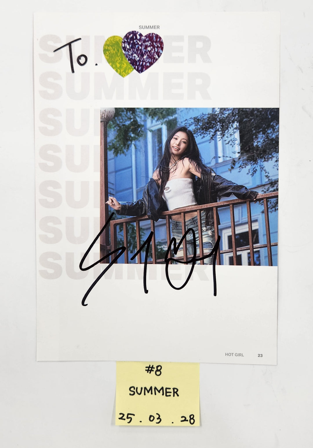 ODD YOUTH "Best Friendz" - A Cut Page From Fansign Event Album [25.3.28]